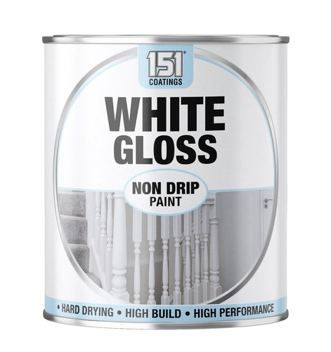 White gloss non drip paint - gloss,