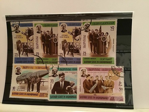 South arabia kennedy stamps - south,