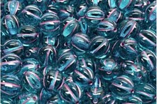 CZECH PRESSED GLASS ROUND