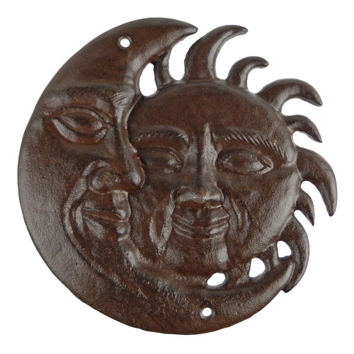 Metal cast iron sun - metal,