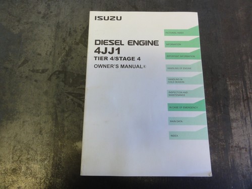 Isuzu 4jj1 tier stage - 4jj1, 4