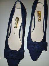 Women's Gabor Genuine Suede  Dark Navy Blue,heels Shoes Size 7 