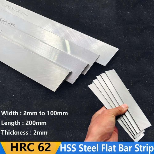 Hss steel flat bar - steel, 2mm
