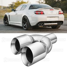 2.5" inlet 3.5" Outlet Dual