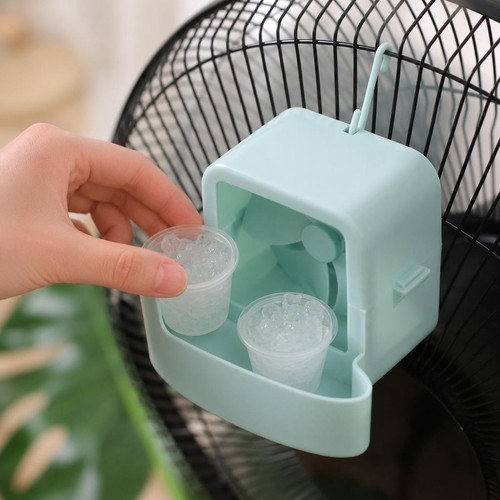 Electric fan ice - fan, holder