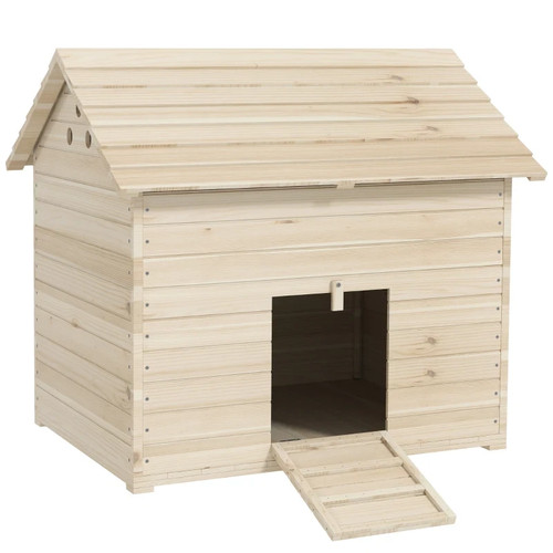 Wooden duck house - wooden,