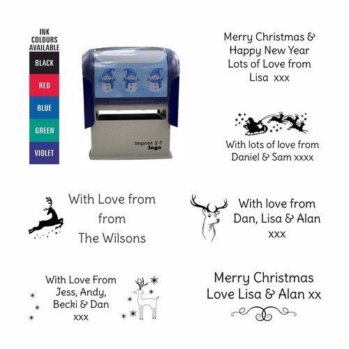 Personalised christmas stamp - personalised,