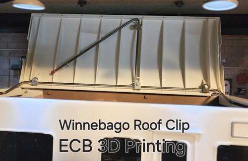 Ecb printing roof clip - roof, for