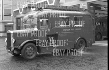 CBY1 - CROYDON FIRE BRIGADE Leyland FK7 Limousine Pump 6x4" B/W photo