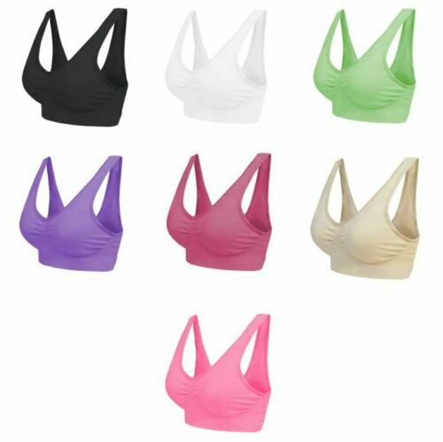 Ladies padded sports bra - padded, shape