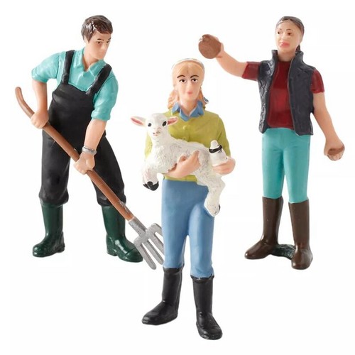 3pcs model toys farmer farm - 3pcs,