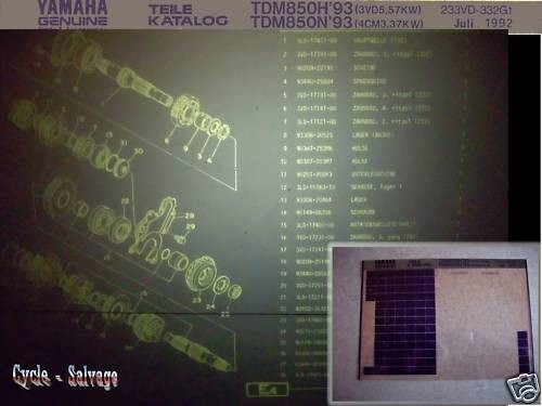 Yamaha tdm850 3vd - yamaha, /