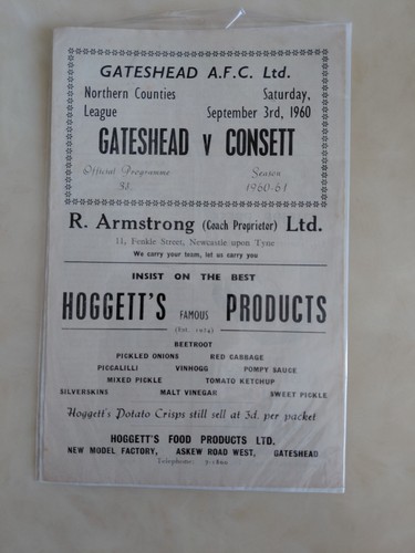 Gateshead consett afc - v,