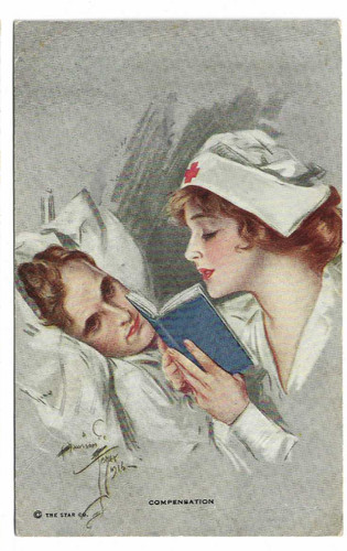 Artist drawn postcard - artist,