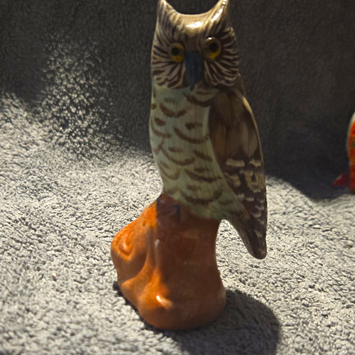 Owl figurine ornament - figurine,