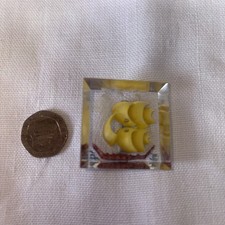 Vintage reverse carved lucite