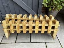 Wooden Picket Fence x 16. 108cm long.