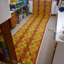 4.5m. Vintage 1960s Heavy Cotton "Trend" Fabric. Fab Mid Century Modern Abstract