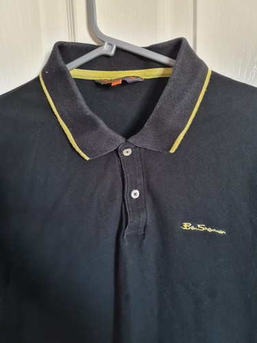 Ben sherman black polo shirt - ben,
