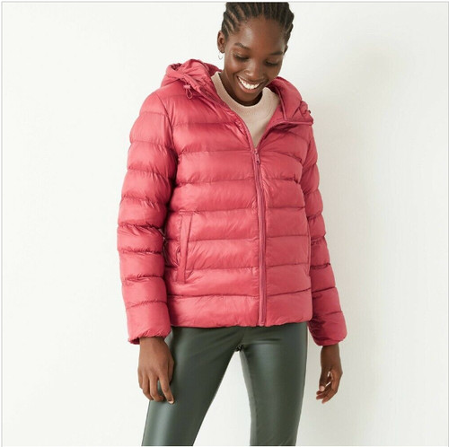 New day solid pink puffer - day,