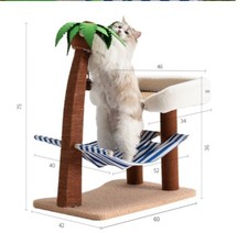 Cat Tree Tower Coconut Palm