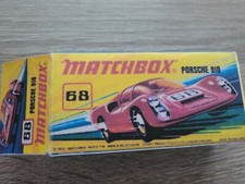 Matchbox No68 PORSCHE 910 RACER REPLICA / REPRO BOX