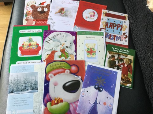 Big bundle christmas cards - of,