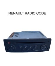 Renault Radio Code Stereo Unlock Kangoo Megane Clio Trafic Twingo Laguna Scenic