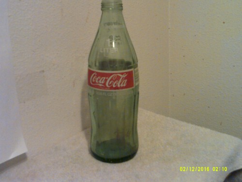 Vintage coca cola green glass - vintage,