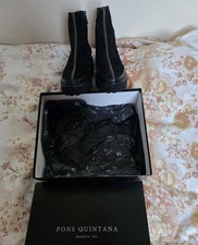 Pons Quintana Black Suede