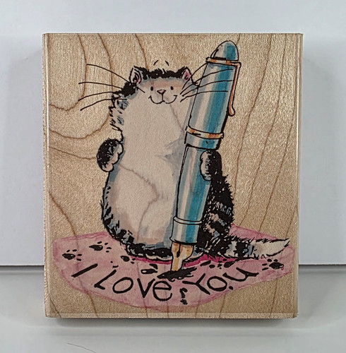 Penny black rubber stamp - penny, note