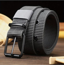 Men's Tactical Nylon Belt Heavy-Duty Canvas Quick Release Buckle Everyday