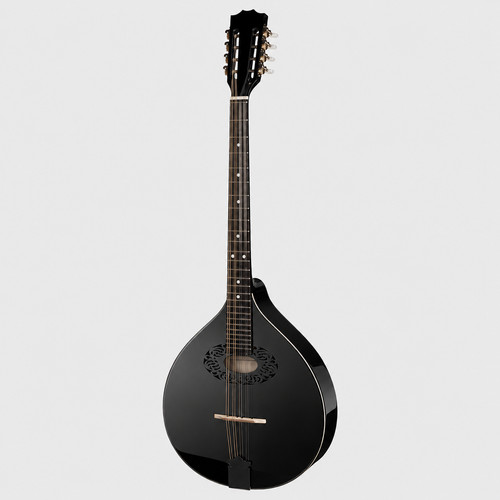Black octave mandolin short - octave, mandolin,