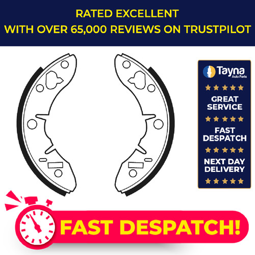 Brake shoes set fits reliant - fits,
