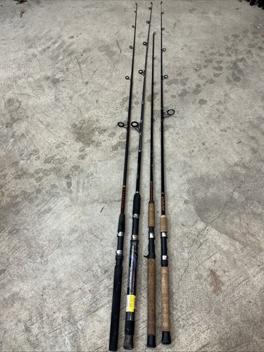 Vintage and new - fishing, rods