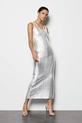 New karen millen metallic - new,