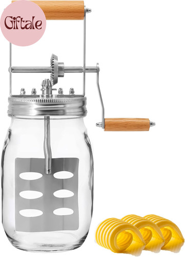 Butter churner make - butter, fresh