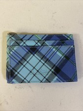Hurley Blue Plaid Wallet