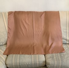 Lovely Large Square Silk Scarf /Terracotta Colour/Hand Rolled Hem/Multifuctional