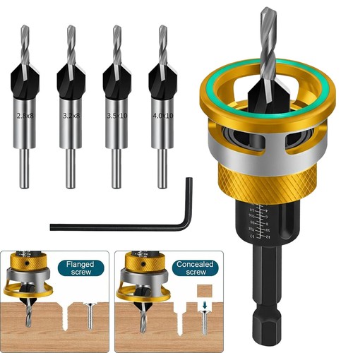 6pcs countersink drill - 6pcs,