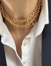Gold link chain - gold,