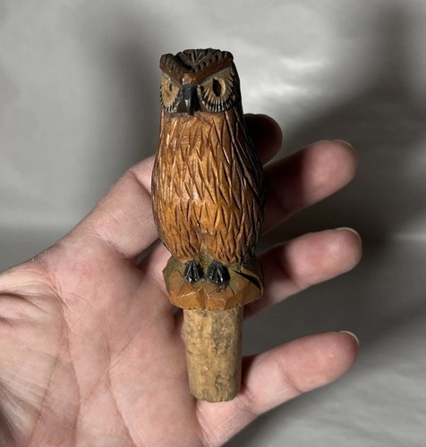 Vintage carved painted wood - vintage,