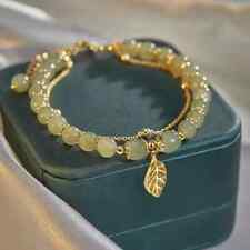 Imitation Jade Bead Gold Leaf