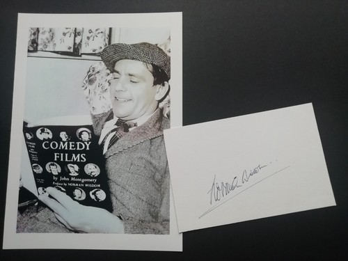 Norman wisdom signed - norman,