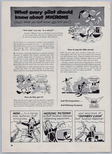 1952 gulf aviation products - aviation,