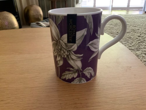 Royal worcester floral mug - worcester,
