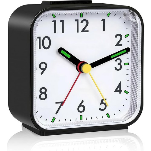 Quartz alarm clock with - clock, night