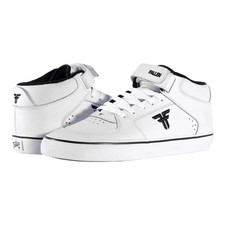 FALLEN  SKATE SHOES SIZE 14 TREMONT MID WHITE/BLACK - VULC RIVAL CHIEF MENS NEW