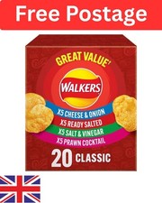 Walkers Classic Variety Multipack Crisps Box 20x25g