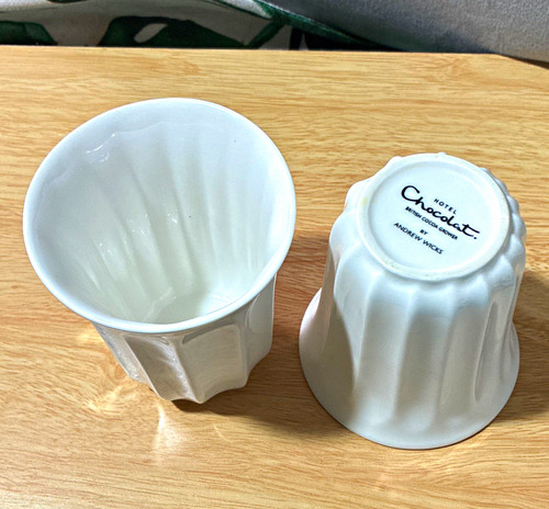 Hotel chocolat white fluted - hotel,